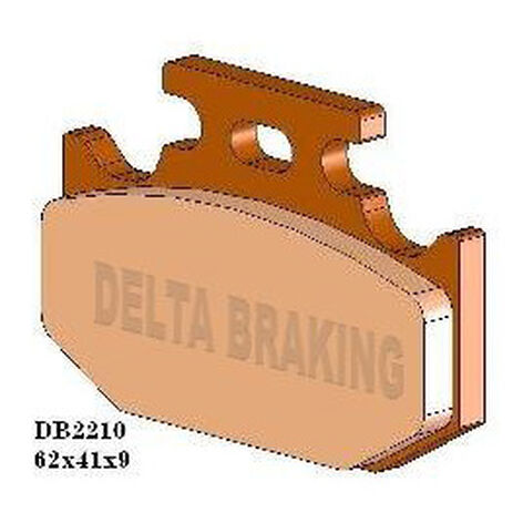 _Delta Brake Pads Rear Kawasaki KX 125/250 90-94 KX 500 89-95 RM 125 87-95 YZ 125 90-97 YZ 250 89-97 WR 250 91-97 WR/YZ 400 98 | DB2210 | Greenland MX_
