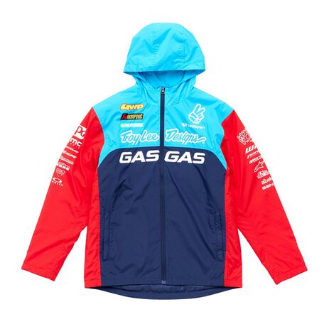 _Chaqueta Gas Gas Troy Lee Designs Team Pit Azul Marino/Rojo | 3GG240068602-P | Greenland MX_