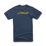 _Camiseta Alpinestars Ride 3.0 Azul/Oro | 1232-72200-7059 | Greenland MX_