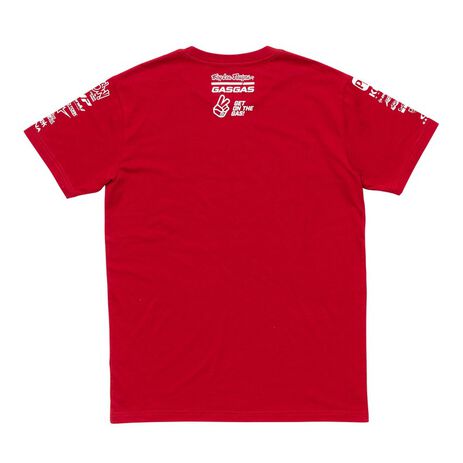_Camiseta Gas Gas Troy Lee Designs Team Rojo Oscuro | 3GG240067502-P | Greenland MX_