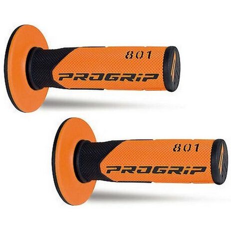 _Poignees Pro Grip 801 Dual Orange/Noir | PGP-801BKOR-P | Greenland MX_