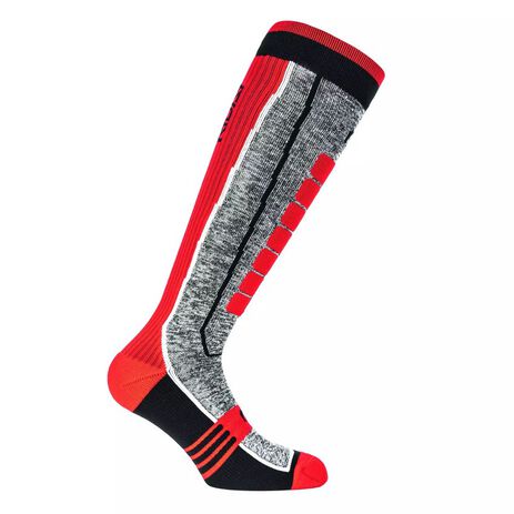 _Riday Heavy Long Socks Gray/Red | MHS0001.001-P | Greenland MX_