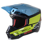 _Alpinestars S-M5 Speed Helmet White/Blue/Red | 8304822-1577 | Greenland MX_