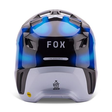 _Casco Fox V3 Volatile Negro/Azul | 32009-013-P | Greenland MX_