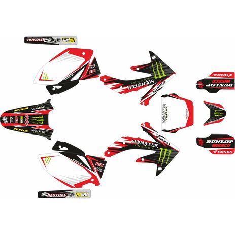 _Kit Autocollant Complète Honda CRF 450 R 07 Monster | SK-HCRF45007MO-P | Greenland MX_