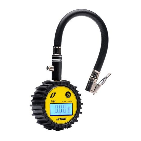 _Jitsie Digital Tyre Pressure Meter with Hose 0-7 BAR | JI621DIGBAR07HOSE | Greenland MX_