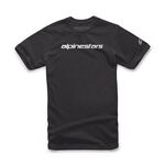_Camiseta Alpinestars Linear Wordmark Negro | 1212-72020-1011 | Greenland MX_