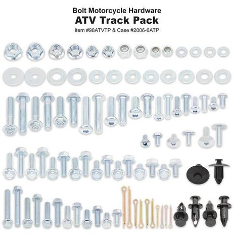 _Boite d´Ecrous Varies Bolt Track Pack ATV (Japonais) | BT-TRKATV1 | Greenland MX_