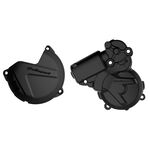 _Polisport Clutch and Ignition Cover Protector Kit KTM EXC 250/300 13-16 | 90966-P | Greenland MX_
