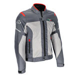 _Chaqueta Mujer Acerbis CE On Road Ruby Gris/Rojo | 0024605.295 | Greenland MX_