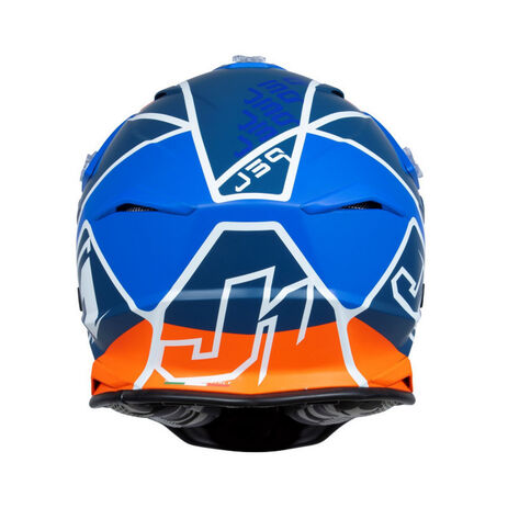 _Just1 J-39 Thruster Helmet Blue/Orange | 606004025100702-P | Greenland MX_