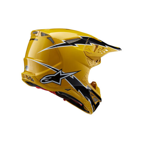 _Alpinestars Supertech M10 Ampress Helmet Yellow | 8300623-1414-P | Greenland MX_