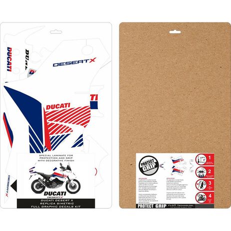 _Ducati DesertX 22-23 Full Sticker Kit Simetric | SK-DUDESX22SI-P | Greenland MX_
