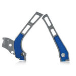 _Acerbis X-Grip Frame Protectors Yamaha YZ/WR 125/250 06-17 Silver/Blue | 0021669.218 | Greenland MX_