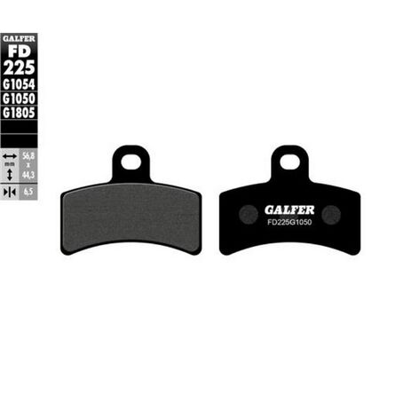 _Galfer Gas Gas Pampera 125/250 03-.. Semi Metal Rear Brake Pads | FD225G1050 | Greenland MX_