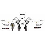 _Kit Autocollant Complète Kawasaki KX 450 F 12-15 White Black Edition | SK-KX4501215WTBK-P | Greenland MX_