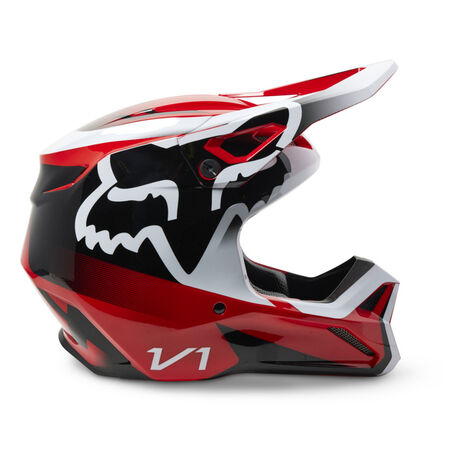 _Casque Fox V1 Leed Rouge Fluo | 29657-110 | Greenland MX_