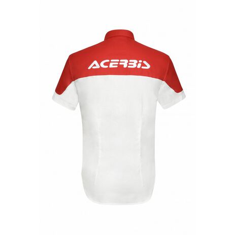 _Camisa Manga Corta Acerbis Team Blanco/Rojo | 0023584.239-P | Greenland MX_