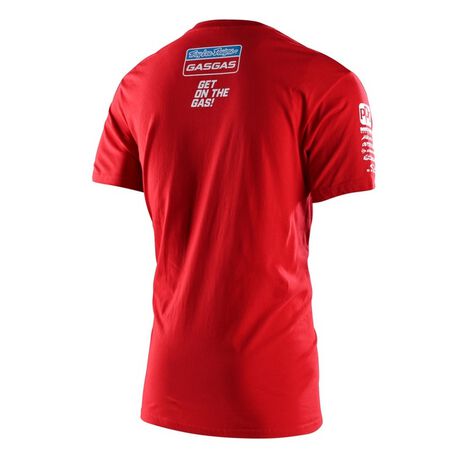 _T-Shirt Troy Lee Designs Gas Gas Team Rouge | 701318002-P | Greenland MX_