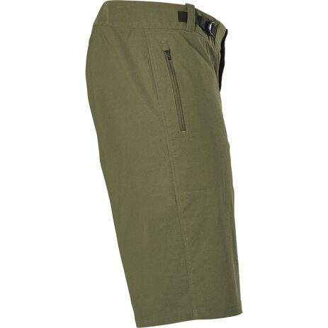 _Fox Ranger Shorts with Liner Olive Green | 28885-099 | Greenland MX_