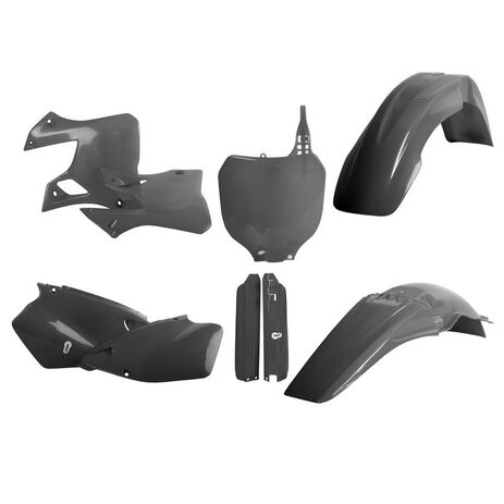 _Full Kit Plásticos Polisport Yamaha YZ 125/250 00-01 Gris | 91306-P | Greenland MX_