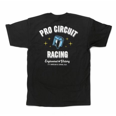 _Camiseta Pro Circuit Piston Negro | 6431740-P | Greenland MX_