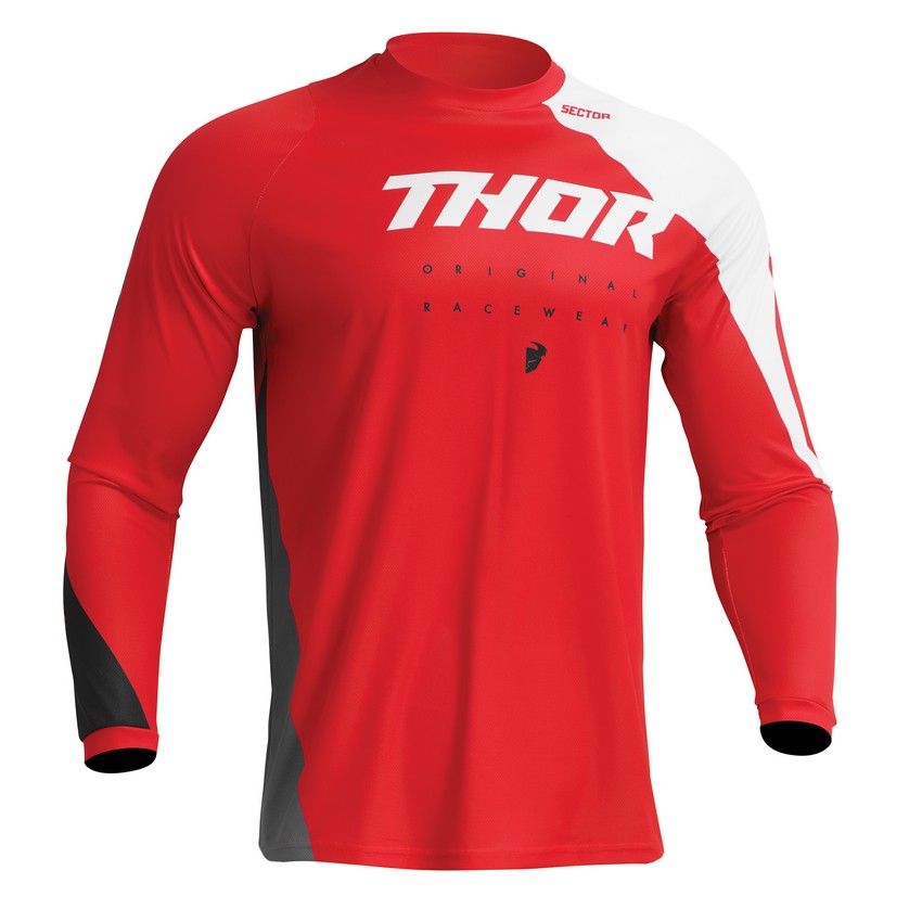 Jersey Thor Sector Edge Rojo Motocross, Enduro, Trial | GreenlandMX
